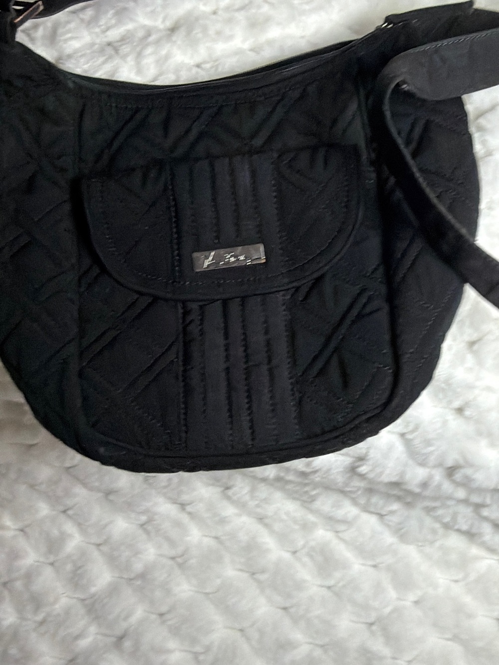 Vera Bradley Quilted Black Crossbody Bag